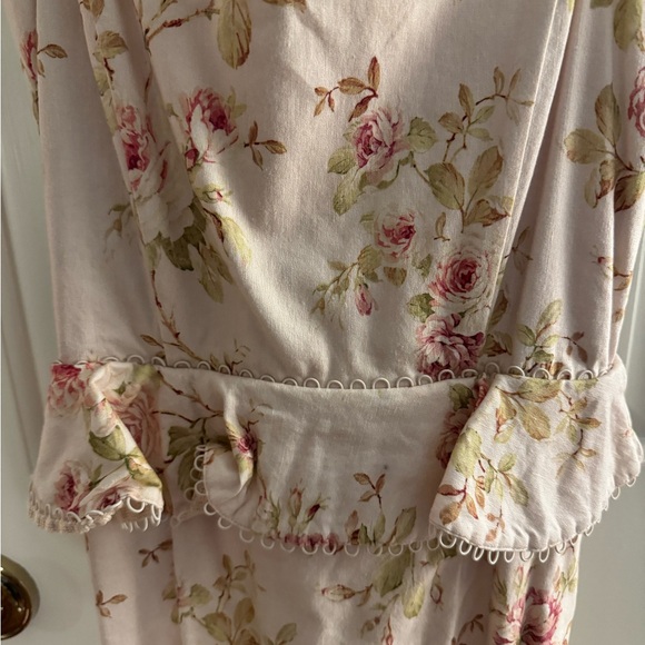 V. Chapman Blush Floral Tiered Dress - Picture 4 of 7